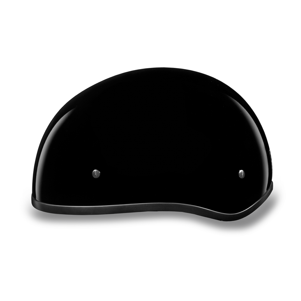 D.O.T. DAYTONA SKULL CAP W/O VISOR- HI-GLOSS BLACK