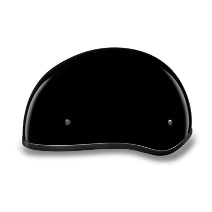 D.O.T. DAYTONA SKULL CAP W/O VISOR- HI-GLOSS BLACK