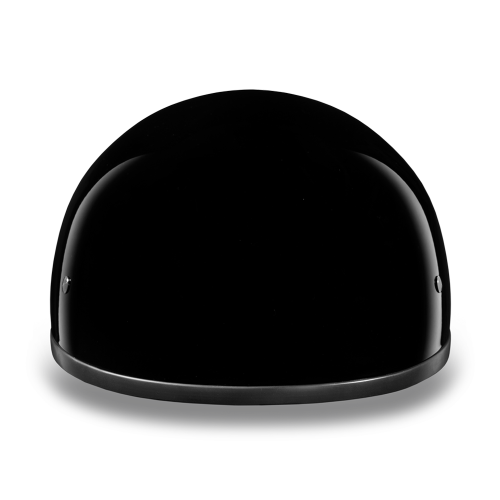 D.O.T. DAYTONA SKULL CAP W/O VISOR- HI-GLOSS BLACK