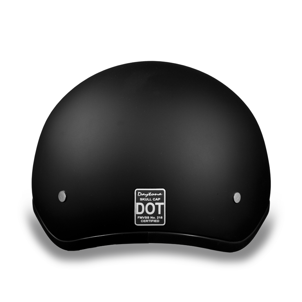 D.O.T. DAYTONA SKULL CAP- DULL BLACK