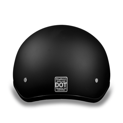 D.O.T. DAYTONA SKULL CAP- DULL BLACK