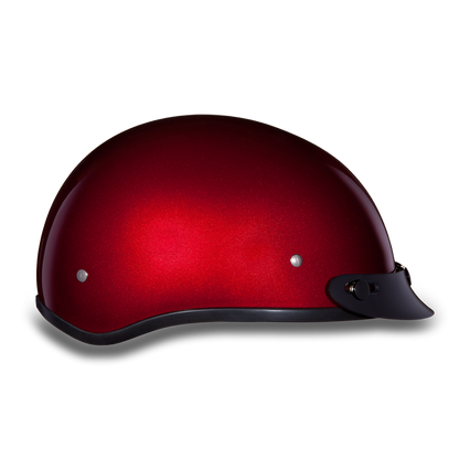 D.O.T. DAYTONA SKULL CAP- BLACK CHERRY
