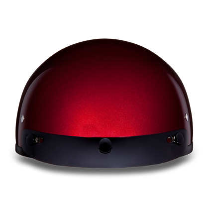 D.O.T. DAYTONA SKULL CAP- BLACK CHERRY
