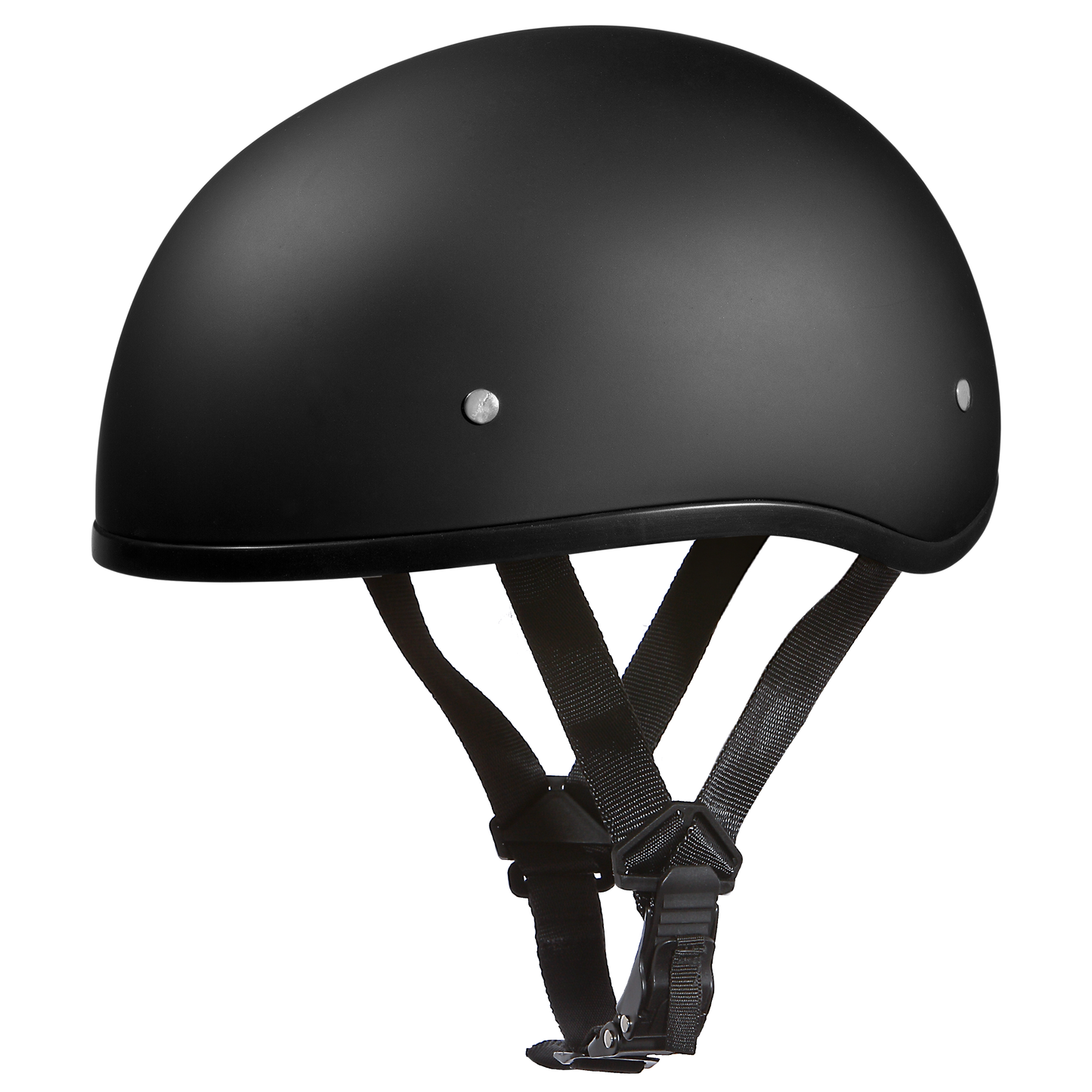 D.O.T. DAYTONA SKULL CAP W/O VISOR- DULL BLACK