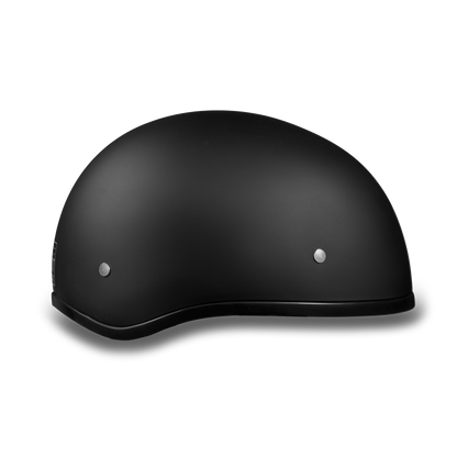 D.O.T. DAYTONA SKULL CAP W/O VISOR- DULL BLACK