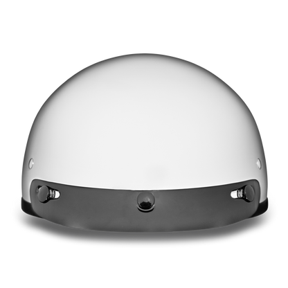 D.O.T. DAYTONA SKULL CAP- HI-GLOSS WHITE