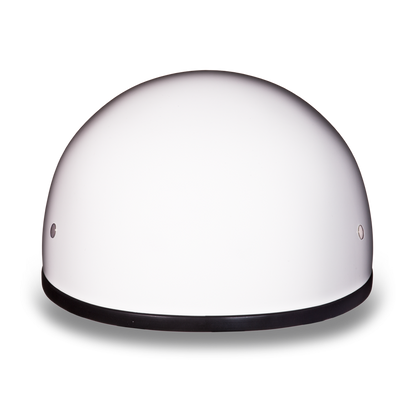 D.O.T. DAYTONA SKULL CAP W/O VISOR- HI-GLOSS WHITE