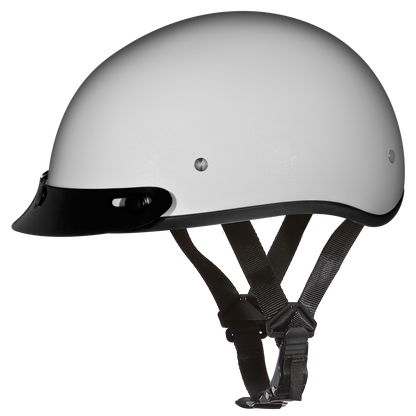 D.O.T. DAYTONA SKULL CAP- PEARL WHITE