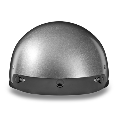 D.O.T. DAYTONA SKULL CAP- SILVER METALLIC