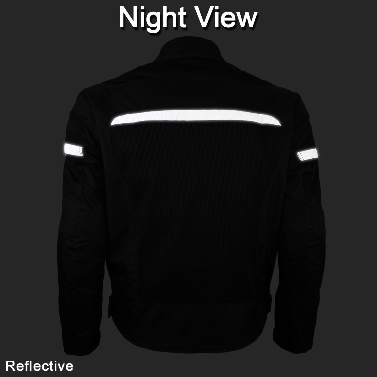 ADVANCED 3-SEASON MESH/TEXTILE CE ARMOR MOTORCYCLE JACKET