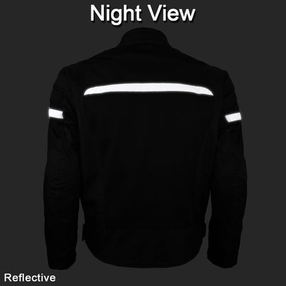 ADVANCED 3-SEASON MESH/TEXTILE CE ARMOR MOTORCYCLE JACKET
