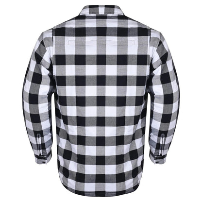 Men's Riding Flannel Shirts W/ Waterproof Zippers & Optional C.E. Armor (Available in 6 colors)