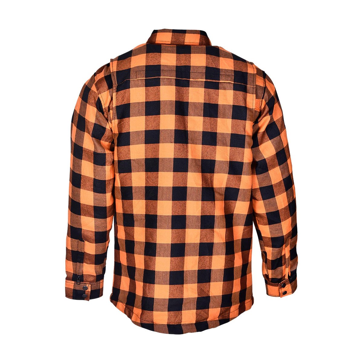 Men's Riding Flannel Shirts W/ Waterproof Zippers & Optional C.E.