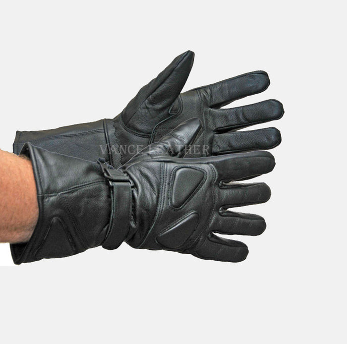 MOTORCYCLE RIDING GLOVE INSULATED GAUNTLET GLOVES LAMB SKIN Bikers Gear Online MOTORCYCLE RIDING GLOVE INSULATED GAUNTLET GLOVES LAMB SKIN Bikers Gear Online