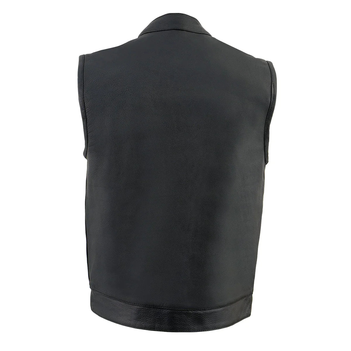 Men's Black 'Cool-Tec' ‘Club Style Vest’ Leather Vest