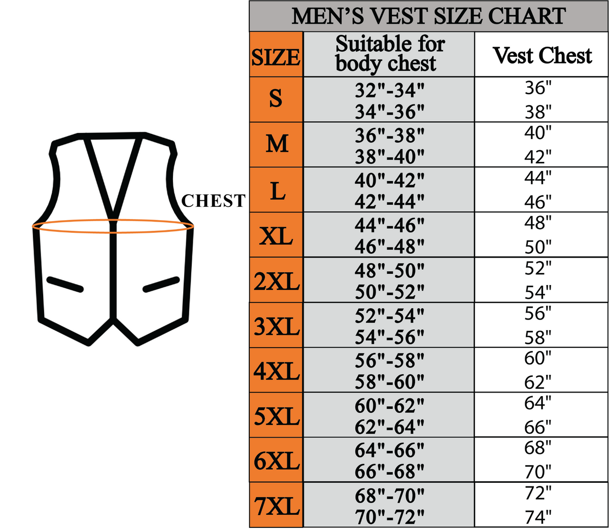 Mens Premium Naked Leather Motorcycle Club Vest Double White Thread Zipper Front No Col